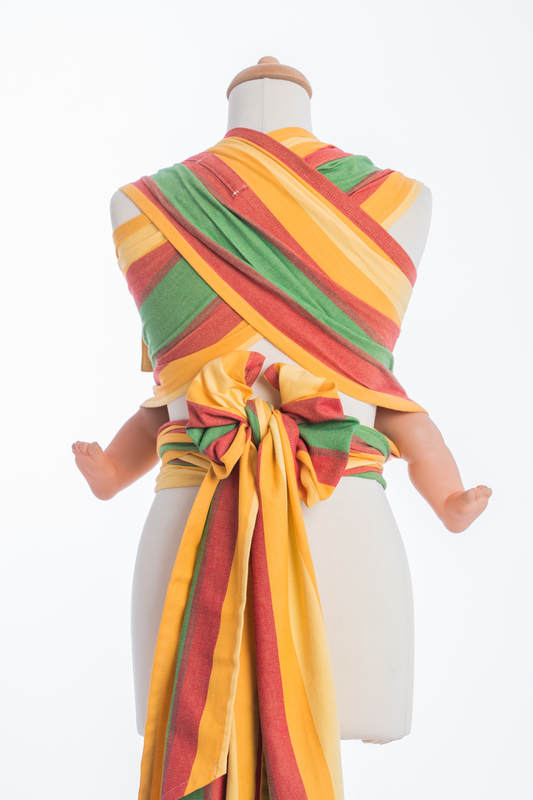 WRAP-TAI carrier TODDLER, broken-twill weave - 100% cotton - with hood, SUMMER #babywearing