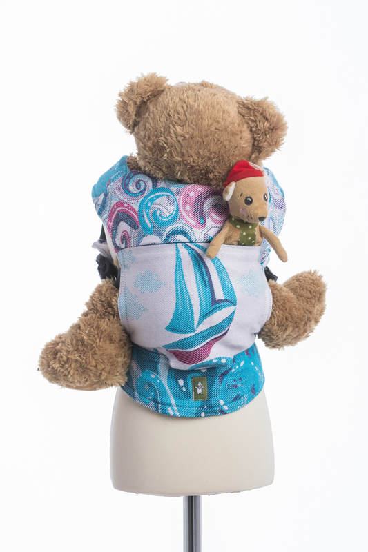Doll Carrier made of woven fabric, 100% cotton  - HIGH TIDE #babywearing