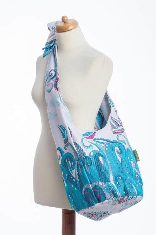 Hobo Tasche, hergestellt vom gewebten Stoff (100% Baumwolle) - HIGH TIDE #babywearing