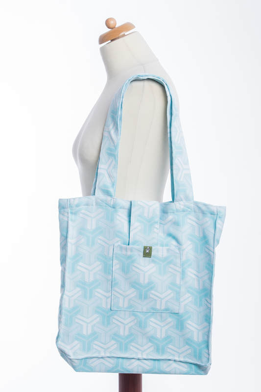 Shoulder bag made of wrap fabric (100% cotton) - TRINITY - standard size 37cmx37cm #babywearing
