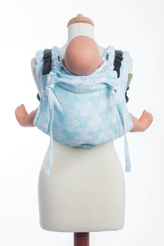 Lenny Buckle Onbuhimo baby carrier, standard size, jacquard weave (100% cotton) - TRINITY #babywearing