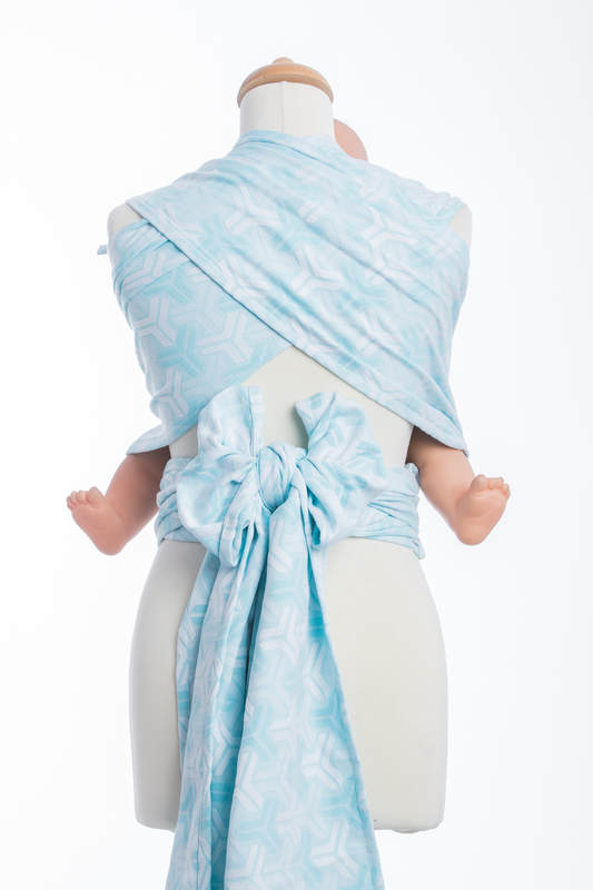WRAP-TAI carrier Mini with hood/ jacquard twill / 100% cotton / TRINITY #babywearing