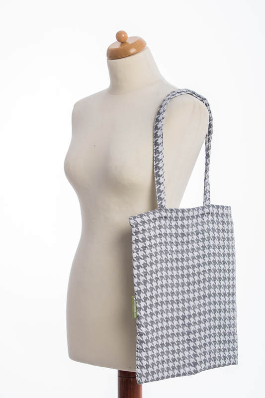 Shopping bag made of wrap fabric (60% cotton, 40% linen) - LITTLE PEPITKA  #babywearing
