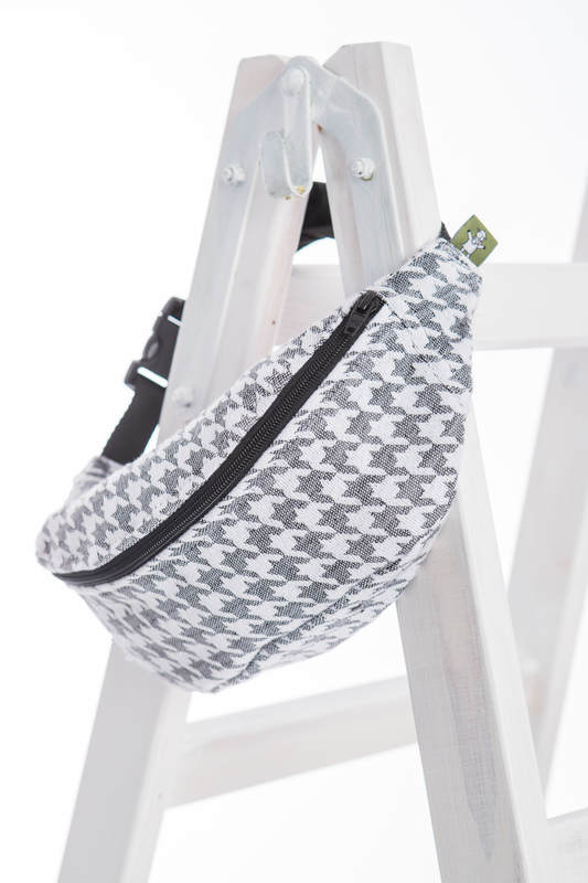 Waist Bag made of woven fabric, (60% cotton, 40% linen) - LITTLE PEPITKA #babywearing