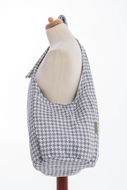 Hobo Bag made of woven fabric, 60% cotton, 40% linen- LITTLE PEPITKA #babywearing