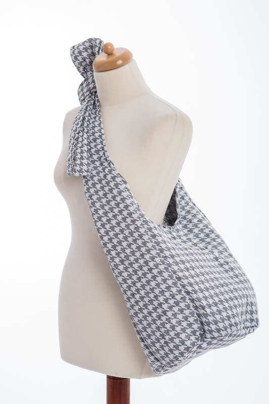 Hobo Bag made of woven fabric, 60% cotton, 40% linen- LITTLE PEPITKA #babywearing