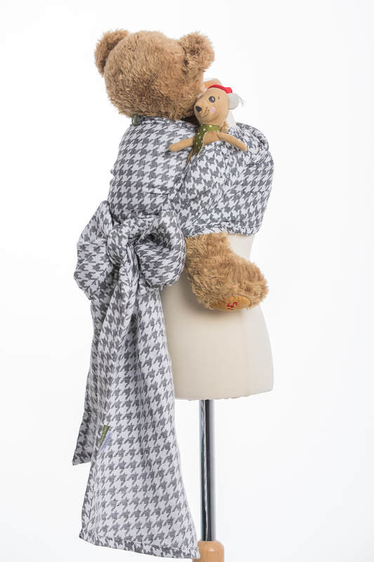 Doll Sling, Jacquard Weave, 60% cotton 40% linen - LITTLE PEPITKA #babywearing