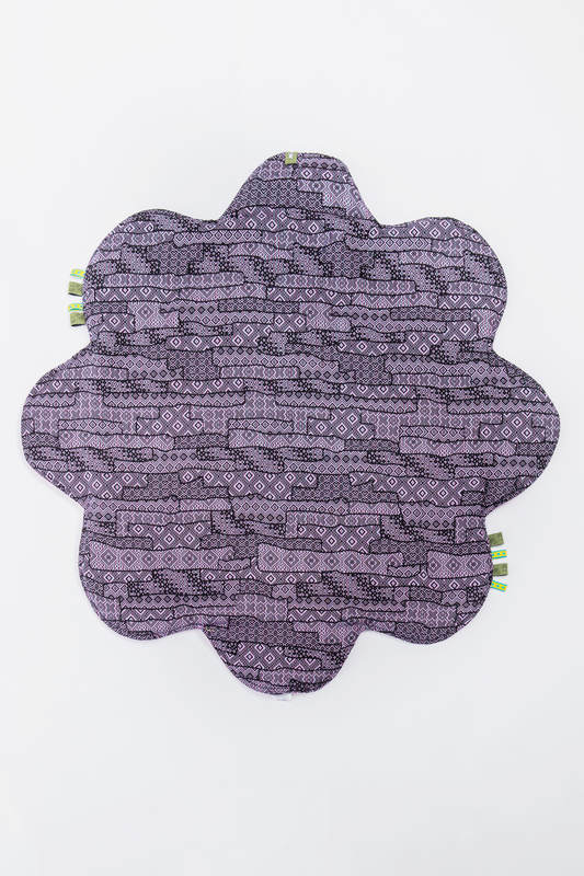 Lenny Baby Mat  (Outer layer-100% cotton, Stuffing-100% polyester) - ENIGMA PURPLE #babywearing