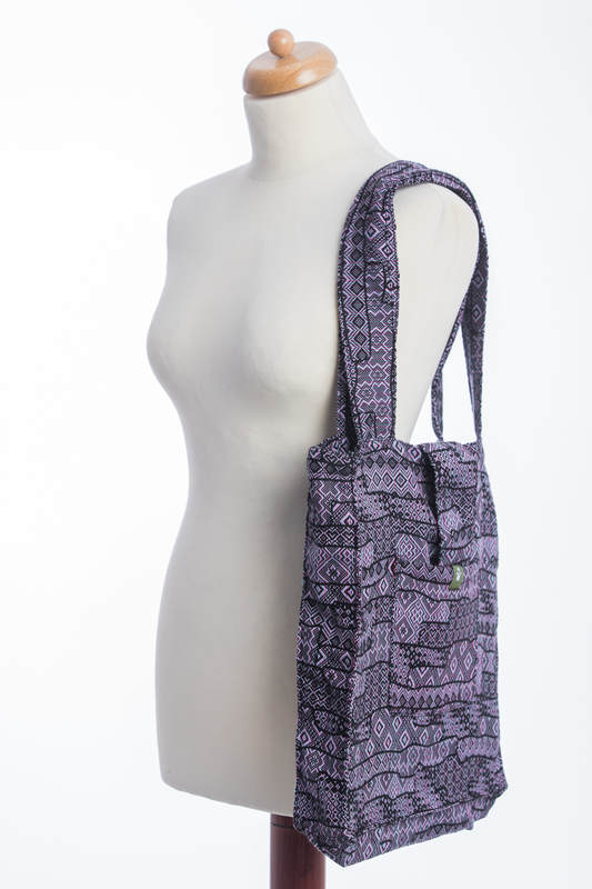 Shoulder bag made of wrap fabric (100% cotton) - ENIGMA PURPLE - standard size 37cmx37cm #babywearing