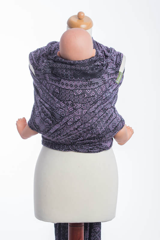WRAP-TAI carrier Toddler with hood/ jacquard twill / 100% cotton / ENIGMA PURPLE #babywearing