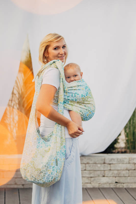 Hobo Bag made of woven fabric, 100% cotton - LEMONADE  #babywearing