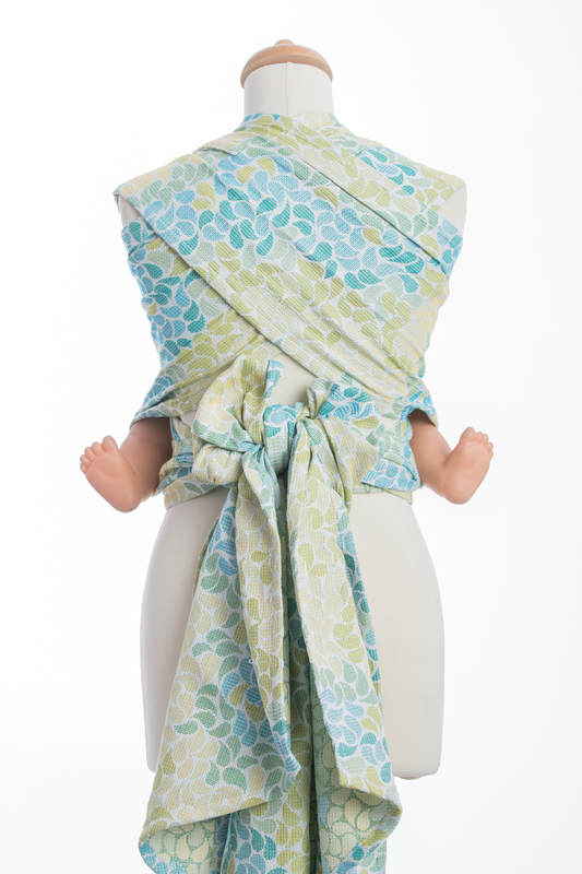 WRAP-TAI carrier Mini with hood/ jacquard twill / 100% cotton / LEMONADE  #babywearing