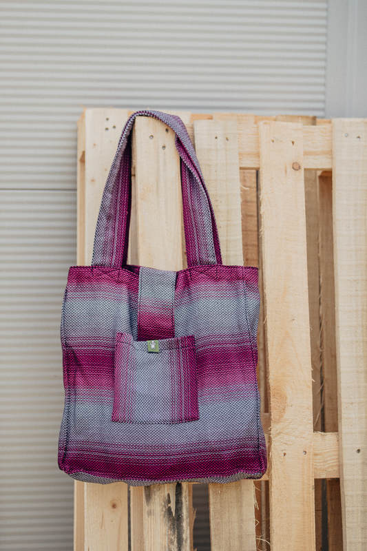 Shoulder bag made of wrap fabric (100% cotton) - LITTLE HERRINGBONE INSPIRATION - standard size 37cmx37cm #babywearing