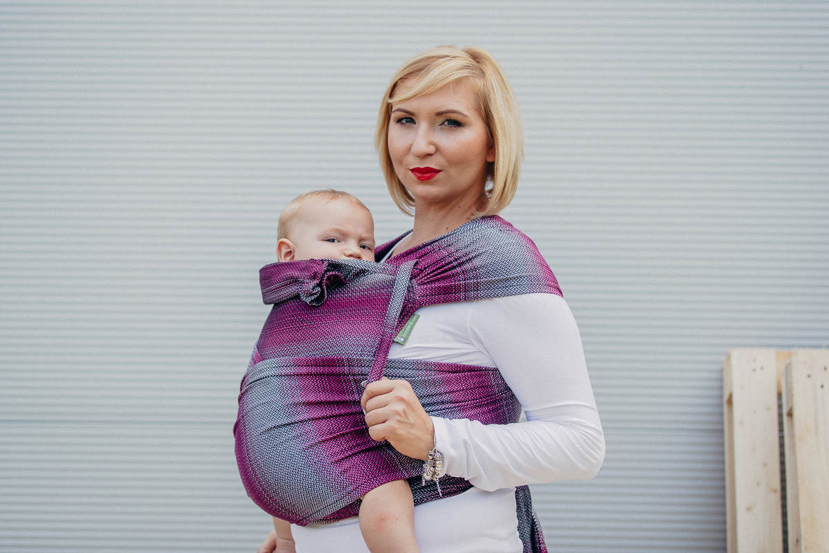 WRAP-TAI portabebé Mini con capucha/ tejido espiga/100% algodón/ LITTLE HERRINGBONE INSPIRATION #babywearing