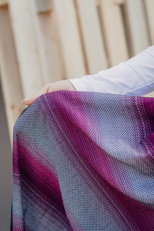 Baby Wrap, Herringbone Weave (100% cotton) - LITTLE HERRINGBONE INSPIRATION - size L #babywearing