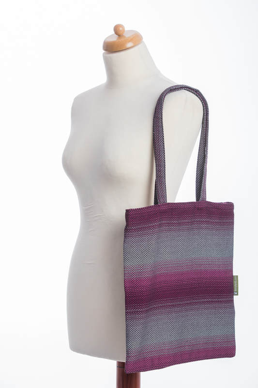 Einkaufstasche, hergestellt vom gewebten Stoff (100% Baumwolle) - LITTLE HERRINGBONE INSPIRATION  #babywearing