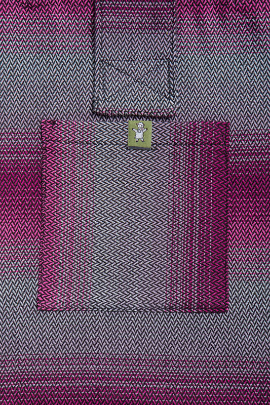 Schultertasche, hergestellt vom gewebten Stoff (100% Baumwolle) - LITTLE HERRINGBONE INSPIRATION  #babywearing