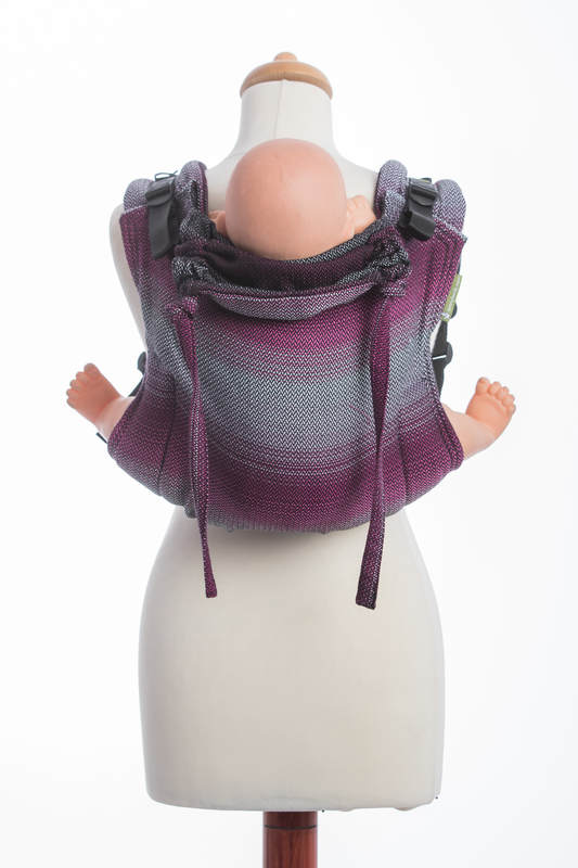 Lenny Buckle Onbuhimo baby carrier, standard size, herringbone weave (100% cotton) - LITTLE HERRINGBONE INSPIRATION  #babywearing