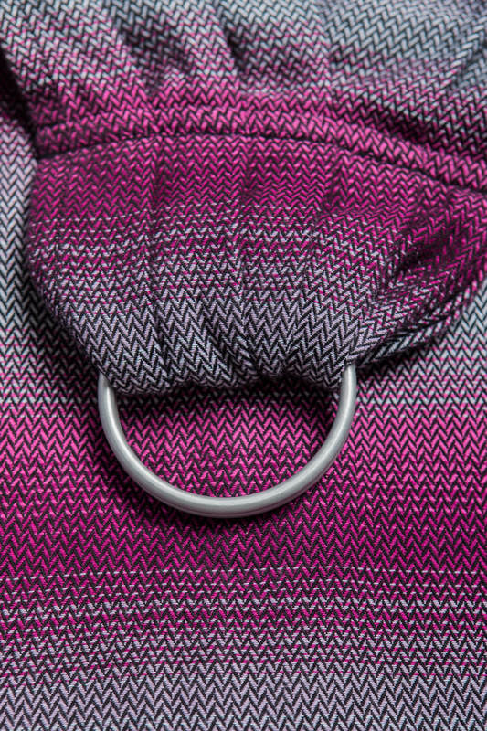 Bandolera de anillas, tejido espiga (100% algodón) - LITTLE HERRINGBONE INSPIRATION - long 2.1m #babywearing
