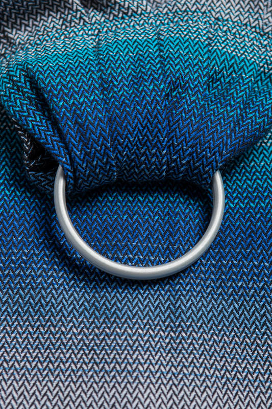Ringsling, Herringbone Weave (100% cotton) - LITTLE HERRINGBONE ILLUSION - long 2.1m #babywearing