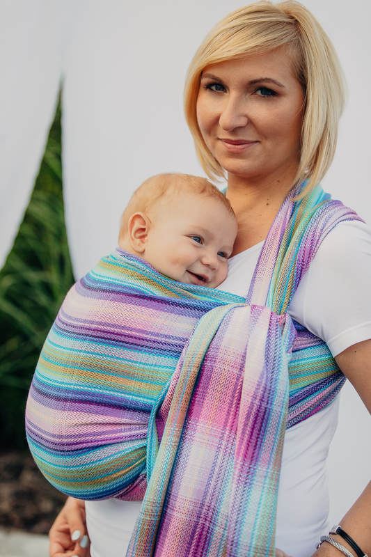 Baby Wrap, Herringbone Weave (100% cotton) - LITTLE HERRINGBONE TAMONEA - size L #babywearing