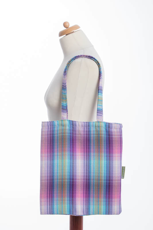 Shopping bag made of wrap fabric (100% cotton) - LITTLE HERRINGBONE TAMONEA #babywearing