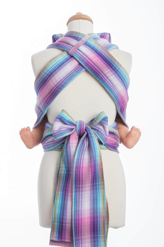 Mei Tai carrier Toddler with hood/ herringbone twill / 100% cotton / LITTLE HERRINGBONE TAMONEA #babywearing