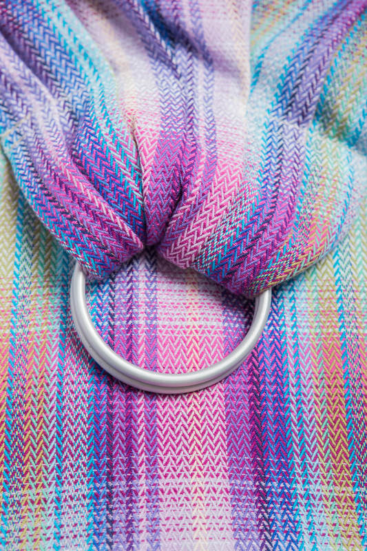 Ringsling, Herringbone Weave (100% cotton) - LITTLE HERRINGBONE TAMONEA - long 2.1m #babywearing