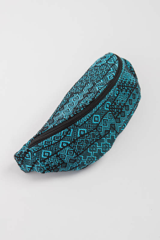 Waist Bag made of woven fabric, (100% cotton) - ENIGMA BLUE #babywearing