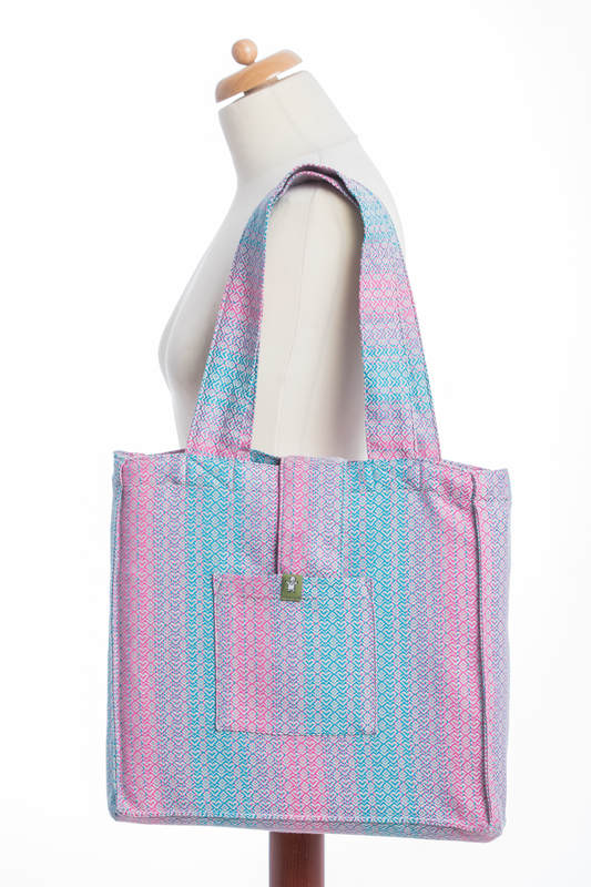 Shoulder bag made of wrap fabric (100% cotton) - LITTLE LOVE - DAYBREAK - standard size 37cmx37cm #babywearing