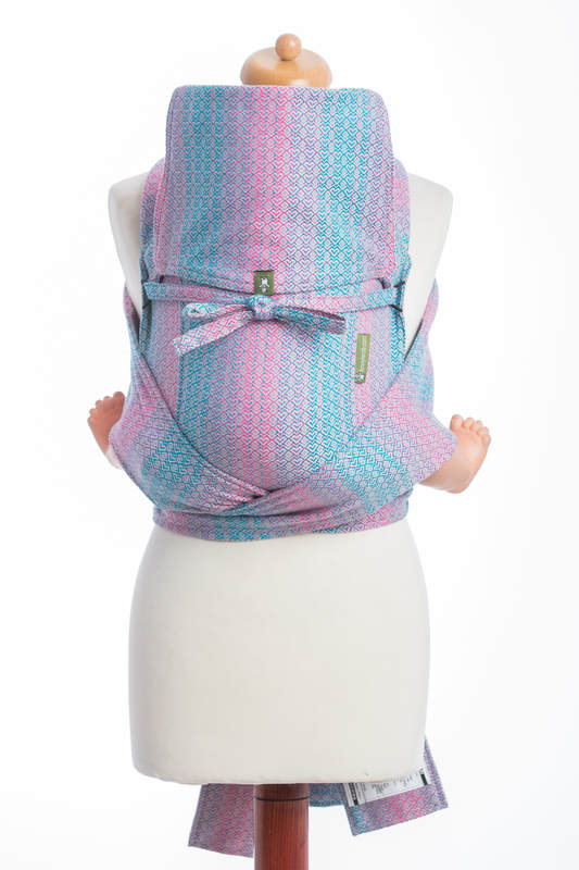 Mei Tai carrier Toddler with hood/ jacquard twill / 100% cotton /  LITTLE LOVE - DAYBREAK #babywearing