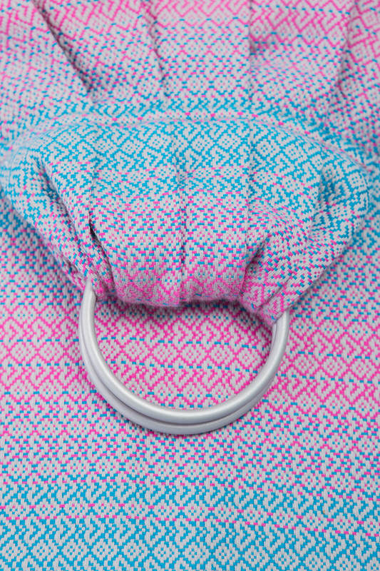 Ringsling, Jacquard Weave (100% cotton) - LITTLE LOVE - DAYBREAK - long 2.1m #babywearing