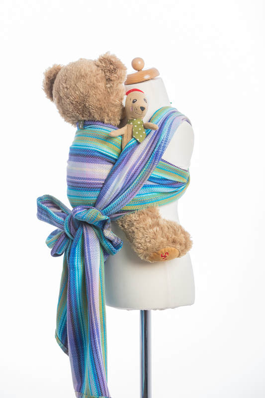 Doll Sling, Herringbone Weave, 100% cotton - LITTLE HERRINGBONE PETREA #babywearing