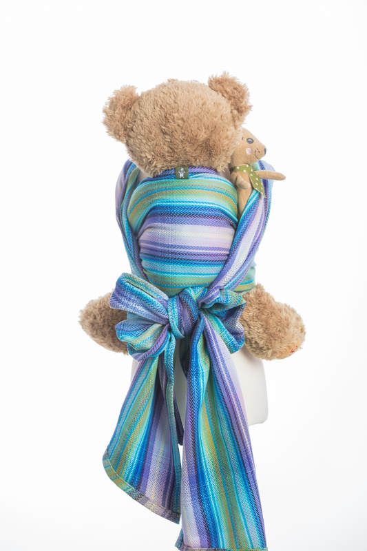 Doll Sling, Herringbone Weave, 100% cotton - LITTLE HERRINGBONE PETREA #babywearing