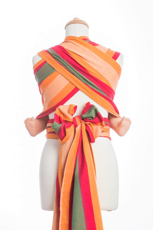 WRAP-TAI carrier TODDLER, broken-twill weave - 100% cotton - with hood, AUTUMN #babywearing