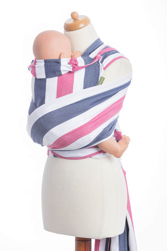WRAP-TAI carrier Toddler, broken-twill weave - 100% cotton - with hood, MARSEILAISE #babywearing
