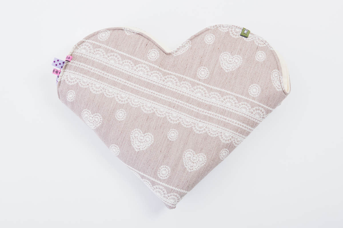 Lenny Baby Mat (Outer layer-80% cotton 14% linen 6% tussah silk, Stuffing-100% polyester) - PORCELAIN LACE #babywearing