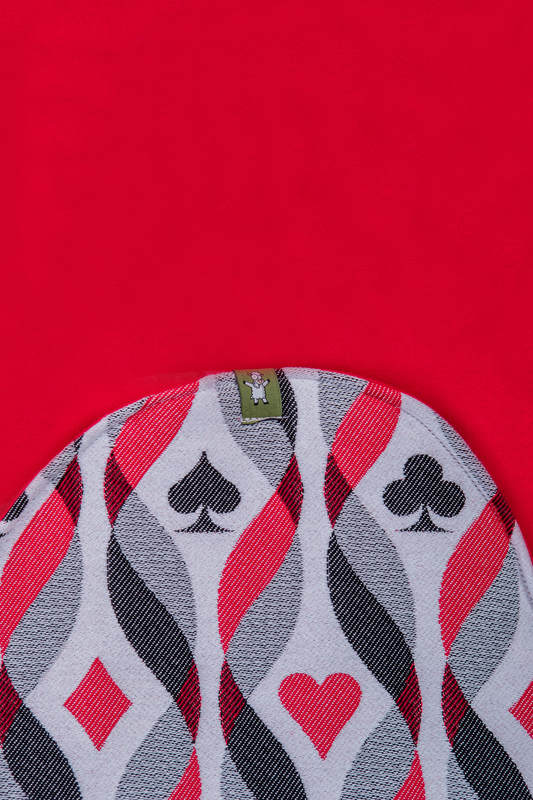Lenny Baby Mat (Outer layer-100% cotton, Stuffing-100% polyester) - QUEEN OF HEARTS #babywearing