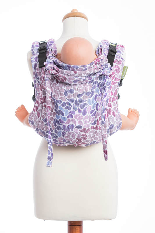 Onbuhimo de Lenny, taille standard, jacquard (100 % coton) - COLORS OF FANTASY #babywearing