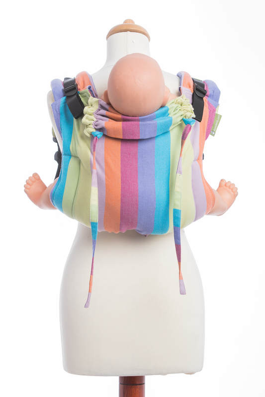 Onbuhimo SAD LennyLamb, talla estándar, sarga cruzada (100% algodón) - CORAL REEF #babywearing