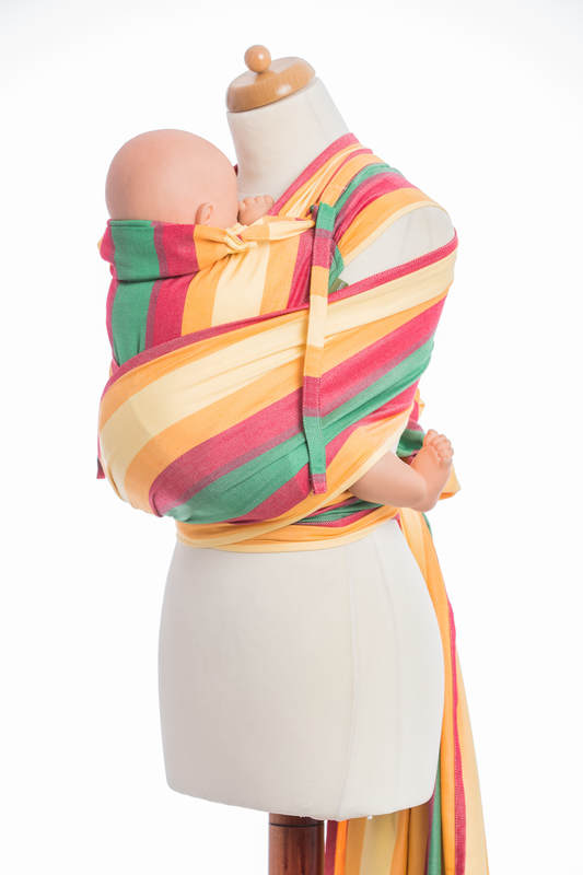 WRAP-TAI carrier TODDLER / broken twill / bamboo and cotton / with hood/ SPRING #babywearing