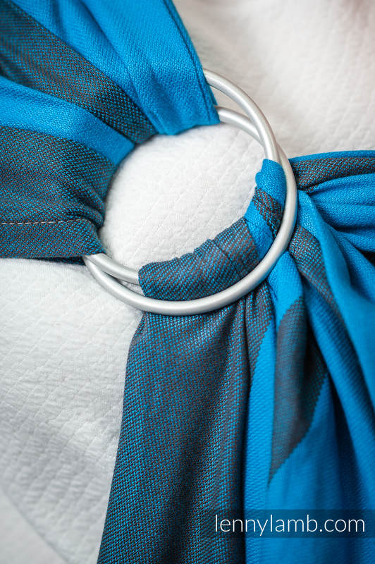 Ring Sling - 100% Cotton - Broken Twill Weave -  Ocean Depth #babywearing