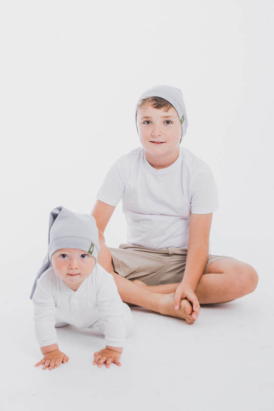 Elf Baby Hat (100% cotton) - size S - Aquamarine (grade B) #babywearing