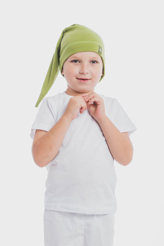 Elf Baby Hat (100% cotton) - size M - Malachite (grade B) #babywearing