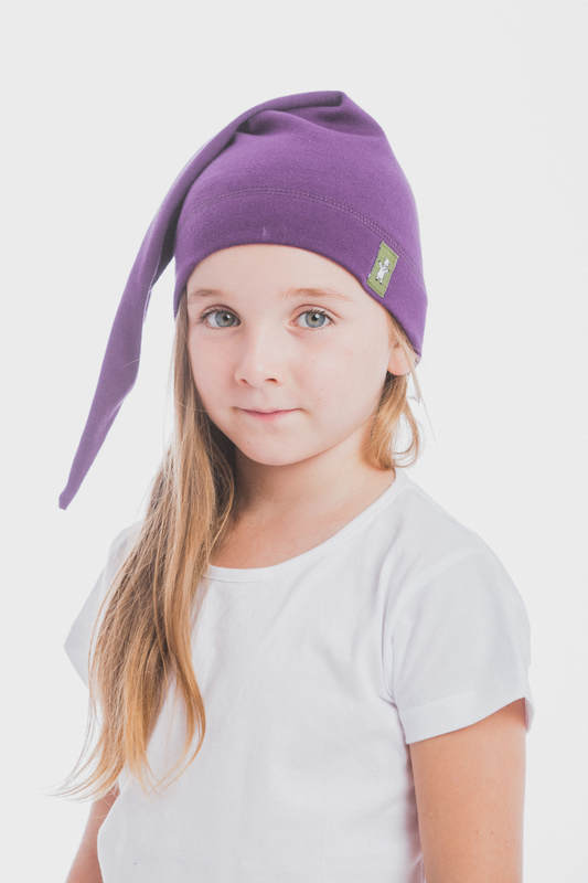 Elf Baby Hat (100% cotton) - size M - Sugilite (grade B) #babywearing