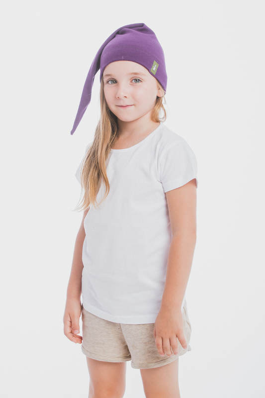 Elf Baby Hat (100% cotton) - size L - Sugilite (grade B) #babywearing