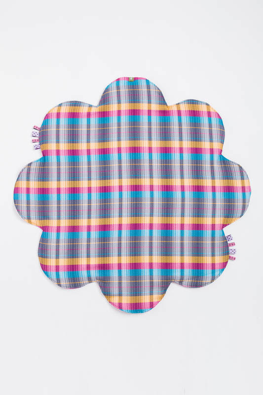 Lenny Baby Mat  (Outer layer-100% cotton, Stuffing-100% polyester) - LITTLE HERRINGBONE CITYLIGHTS  #babywearing