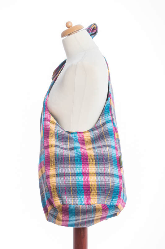 Hobo Tasche, hergestellt vom gewebten Stoff (100% Baumwolle) - LITTLE HERRINGBONE CITYLIGHTS  #babywearing