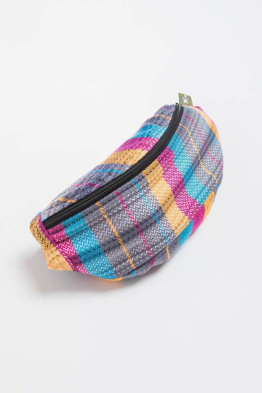 Waist Bag made of woven fabric, (100% cotton) - LITTLE HERRINGBONE CITYLIGHTS  #babywearing