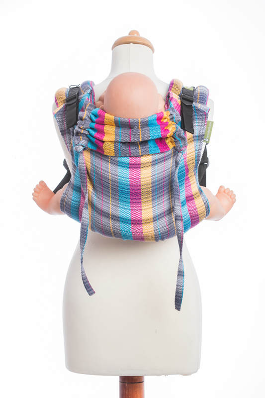 Lenny Buckle Onbuhimo Tragehilfe, Größe Standard, Fischgrätmuster (100% Baumwolle) - LITTLE HERRINGBONE CITYLIGHTS  #babywearing